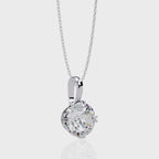 Round Solitaire Diamond Pendant