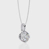 Round Solitaire Diamond Pendant