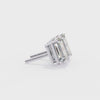 Emerald Cut Diamond Stud Earrings