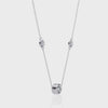 Natural Diamond Orbit Trio Pendant