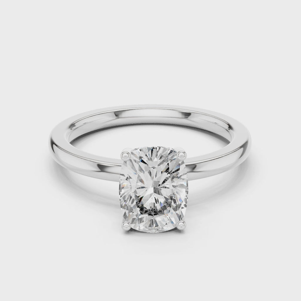 Whisper Halo Silver Ring