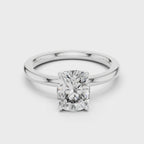Whisper Halo Silver Ring