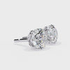 Classic 6-Prong Natural Diamond Round Stud Earrings