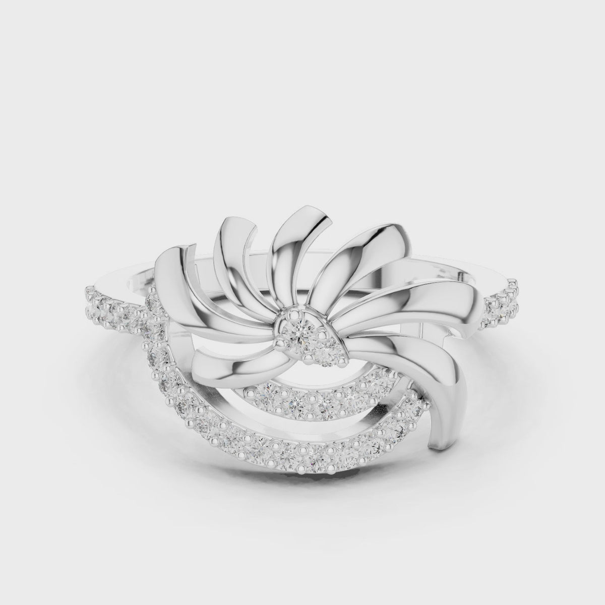 Zephyr Bloom Silver Ring