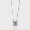 Natural Diamond Halo Luxe Pendant