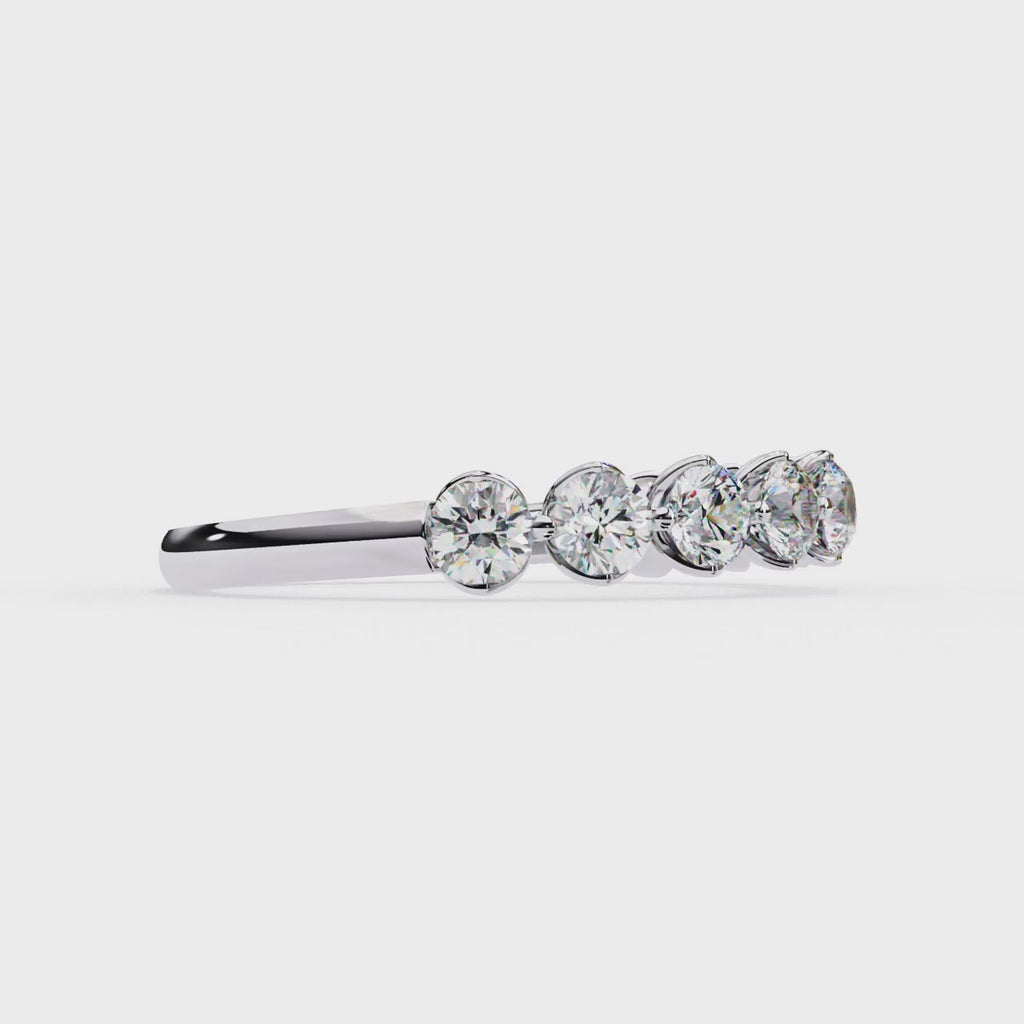 Natural Diamond Infinity Spark Band