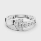 Harlow Buckle Silver Ring
