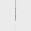 Classic Round Lab Grown Diamond curved necklace