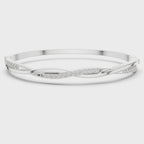 Twisted Rope Pavé Diamond Bracelet