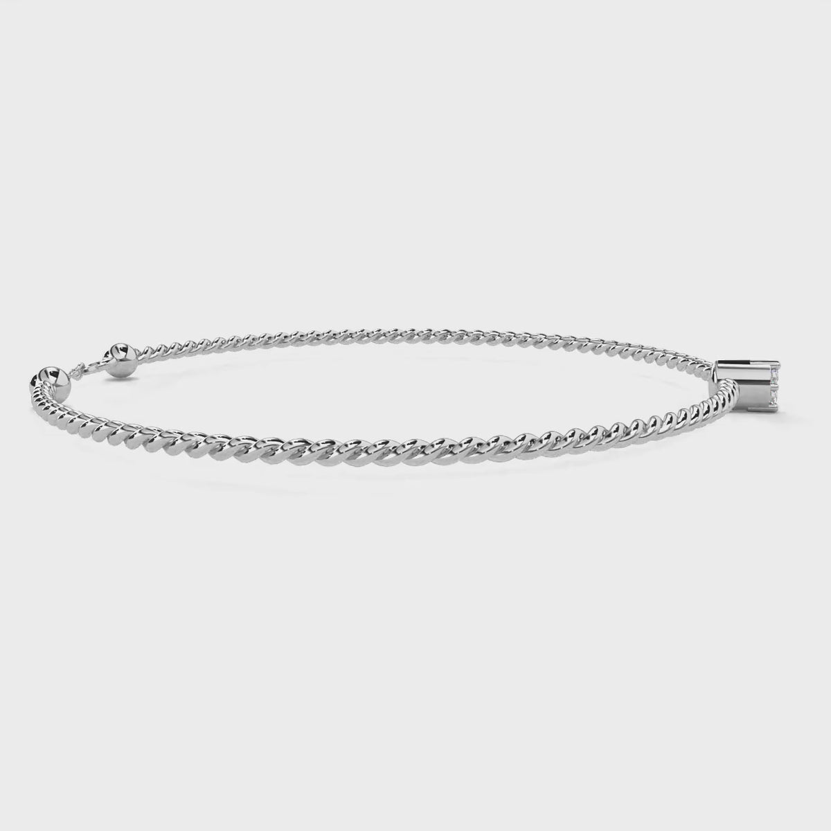 Pear Shape Diamond Solitaire Bracelet