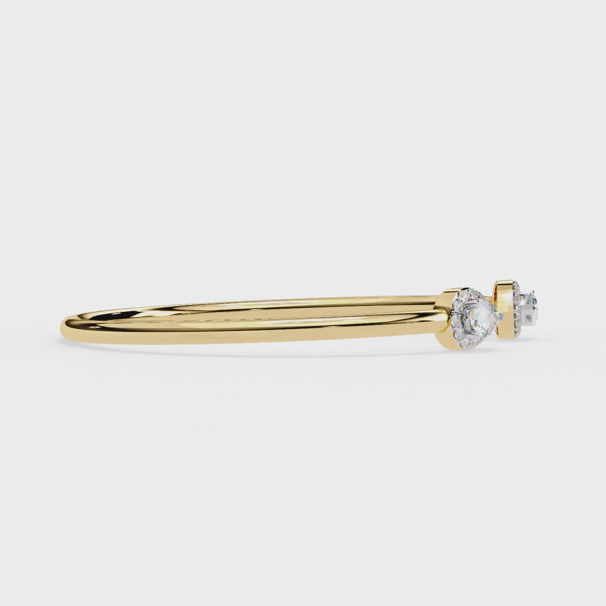 Pear Cut Natural Diamond Bracelet