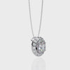 Natural Diamond Lumineux Oval Pendant