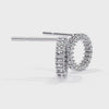 Flora Round Diamond Earrings