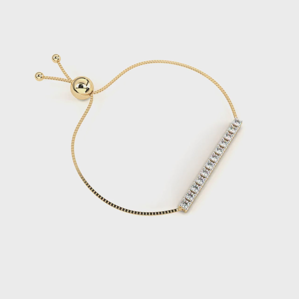 Lustre Line Diamond Bracelet