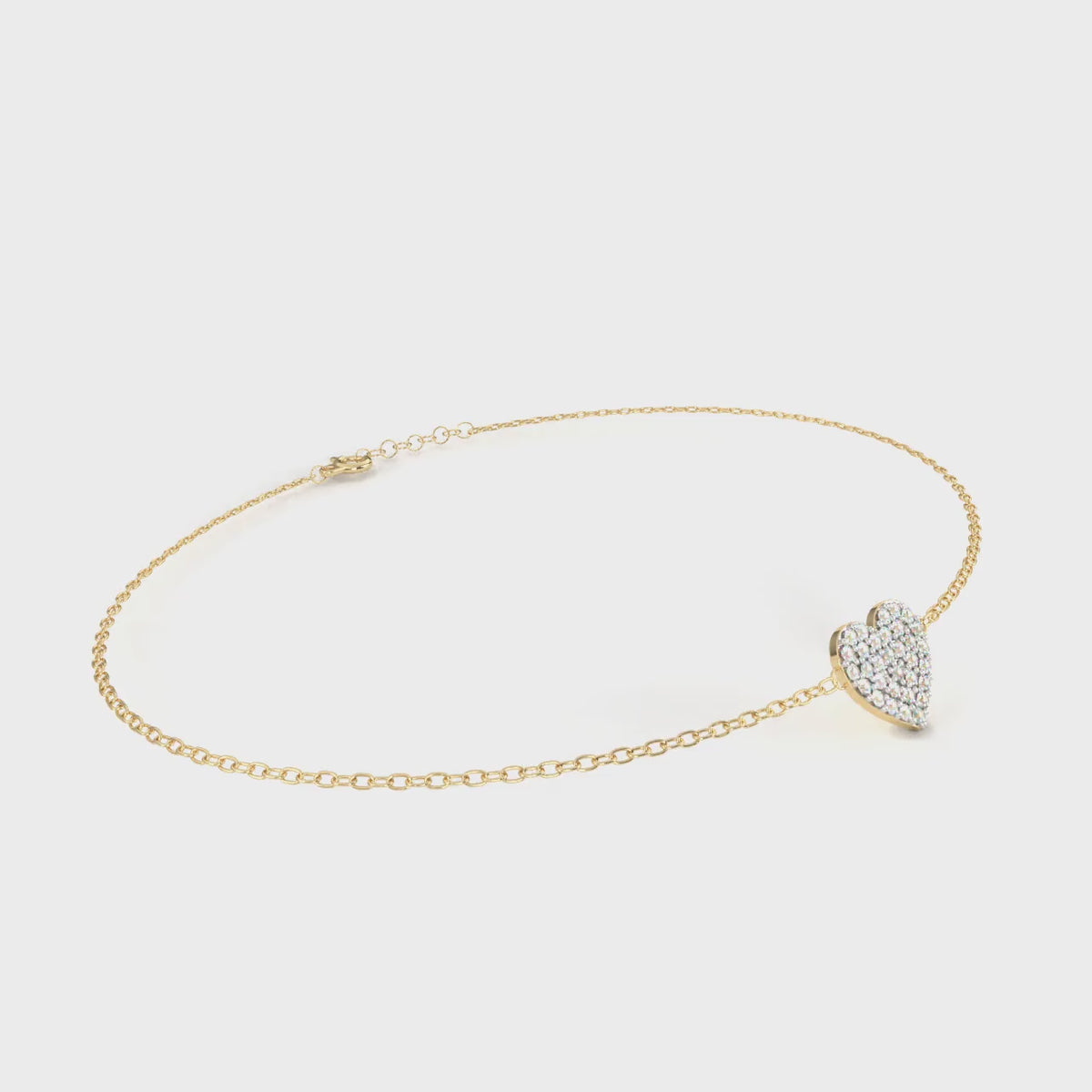 Heart Diamond Bracelet
