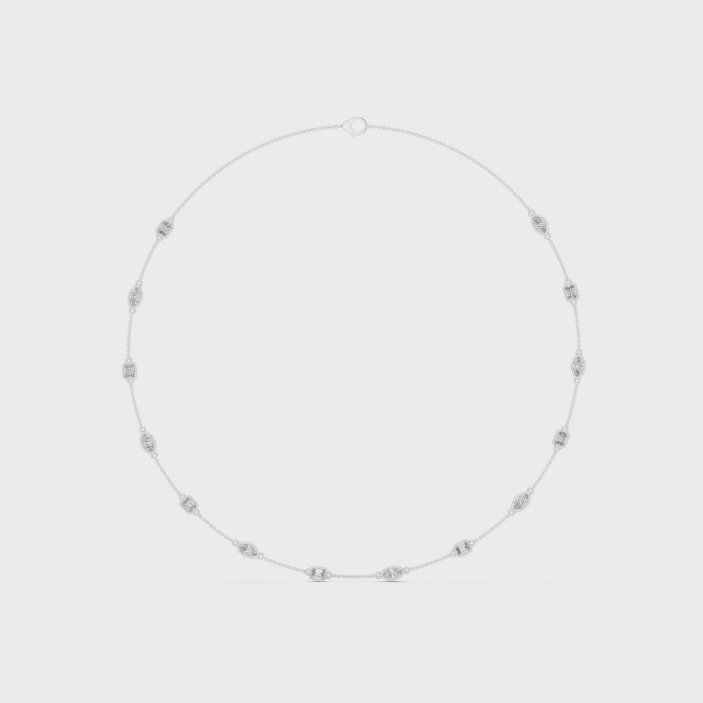 Elysia Station Silver Necklace