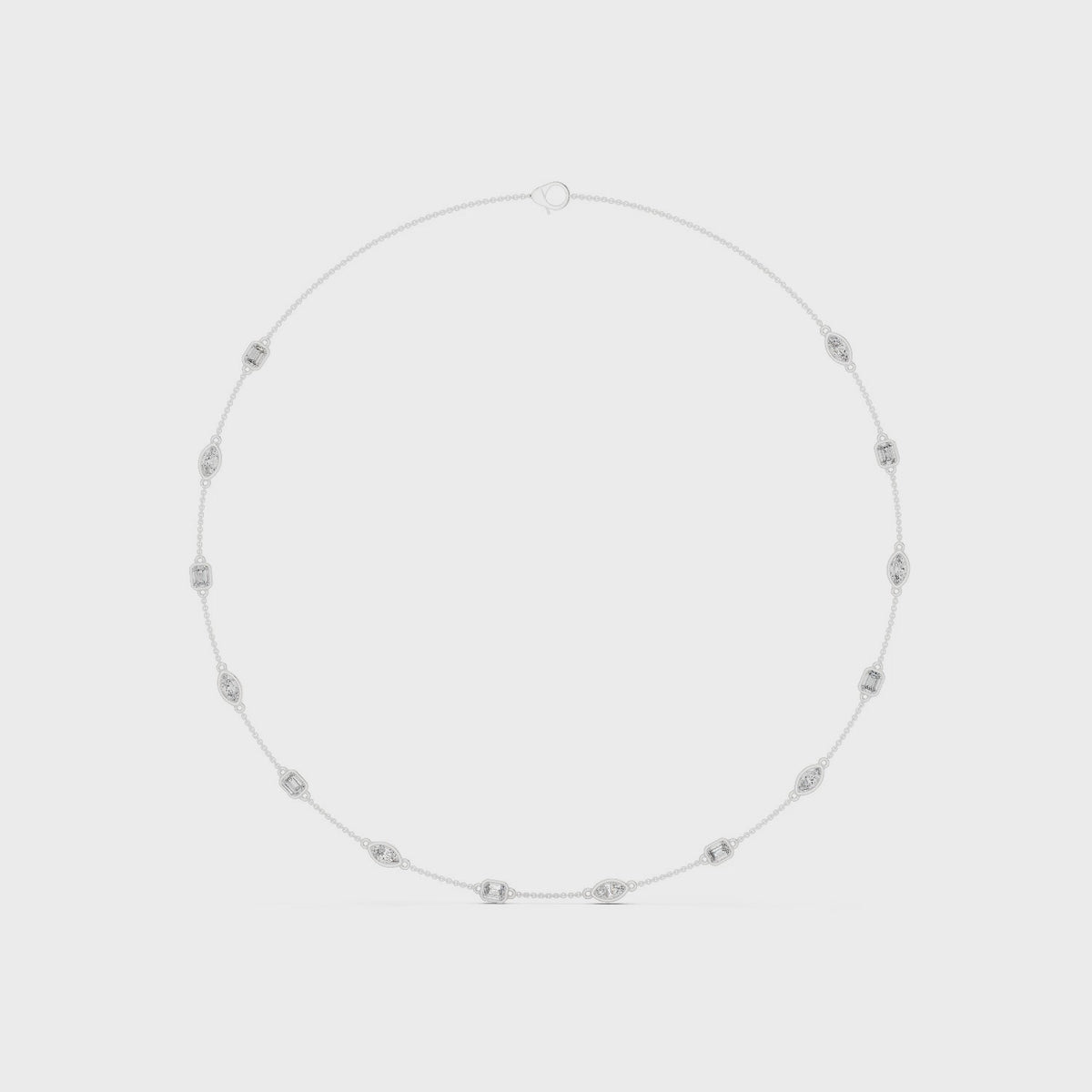 Elysia Station Silver Necklace