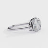 White Gold Toi et Moi Pear and Round Cut Two Stone Diamond Ring