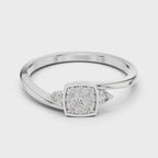 Sweet Square Silver Ring