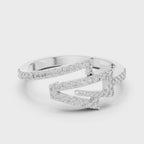Electra Zigzag Silver Ring