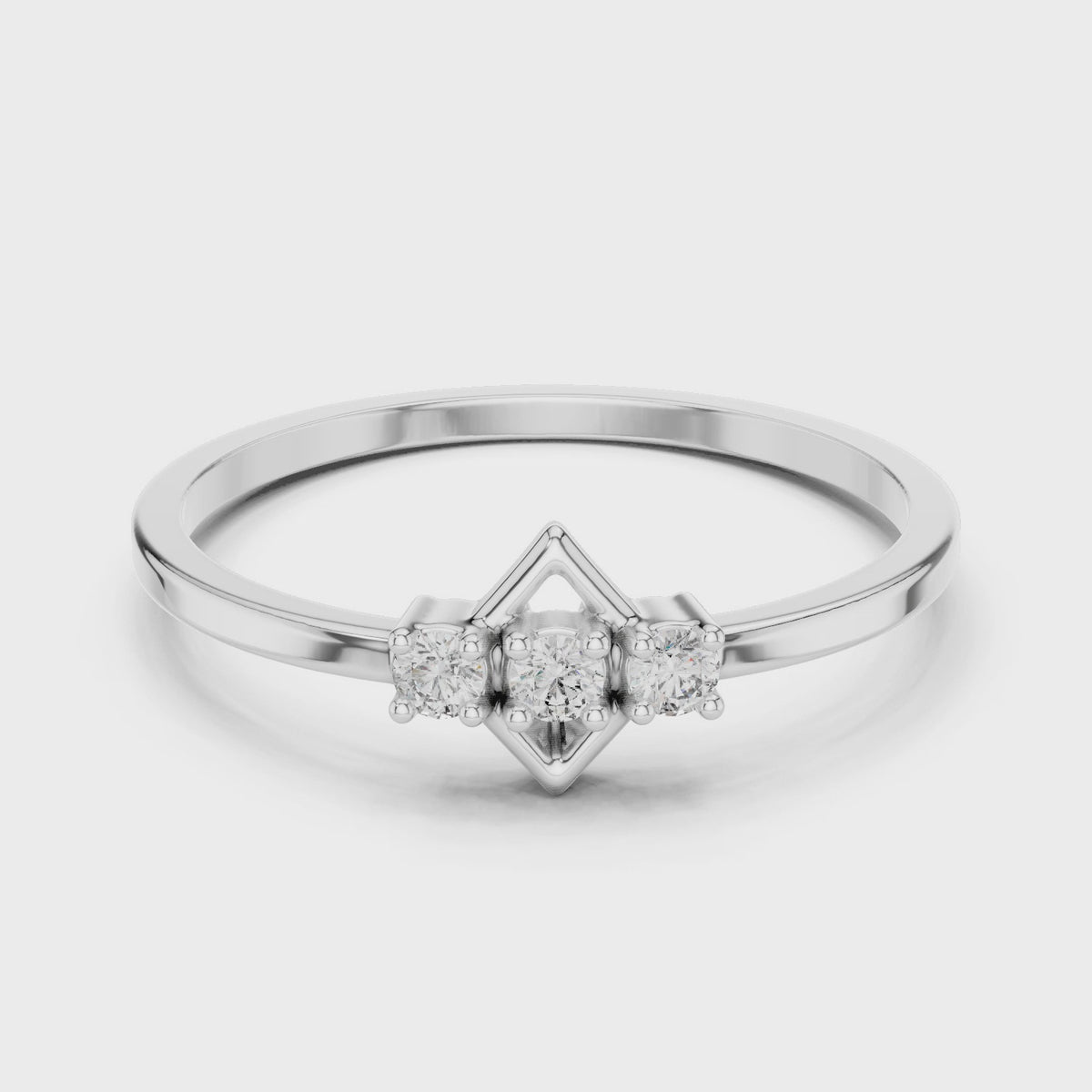 Nova Trinity Silver Ring