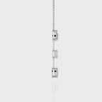 3 Diamond Drop Necklace