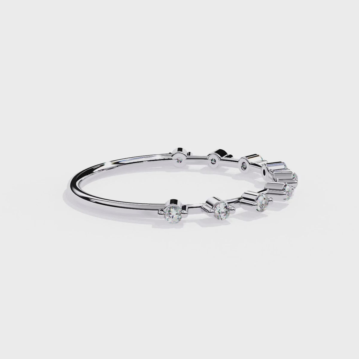 Natural Diamond Starlit Harmony Band Ring