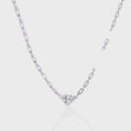 Handcuff Chic Natural Diamond Necklace