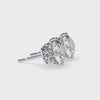 Round Cut Natural Diamond Stud Earrings