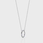 Natural Diamond Circle Pendant